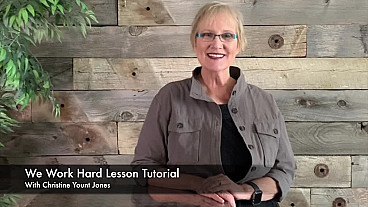 We Work Hard Lesson Tutorial